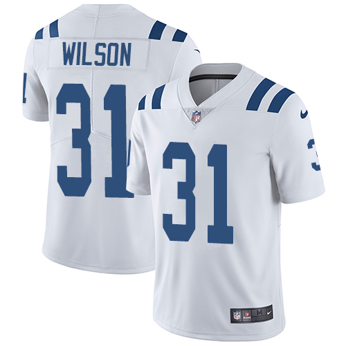 Indianapolis Colts #31 Limited Quincy Wilson White Nike NFL Road Youth Vapor Untouchable jerseys->youth nfl jersey->Youth Jersey